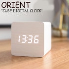 ꥨ  ORIENT CUBE DIGITAL CLOCK 塼 ǥ å WHITE ۥ磻 ڹ񻨲 OT1608ODW ACC