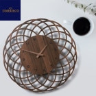 タイムデコ 掛け時計 TIMEDECO 正規販売店 CAMELLIA NOISELESS WALL CLOCK カメリア ノイズレス ウォールクロック ウォルナット おしゃれ 3723781 ACC|