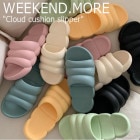 ウィークエンドモア スライド WEEKEND.MORE メンズ レディース Cloud cushion slipper クラウド クッション スリッパ WHITE ホワイト PINK ピンク YELL