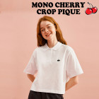 キルシー ポロシャツ KIRSH 正規販売店 MONO CHERRY CROP PIQUE モノ チェリー クロップ ピケ WHITE ホワイト SKY BLUE スカイブルー KURMCTS530M