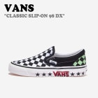 バンズ スニーカー VANS メンズ レディース CLASSIC SLIP-ON 98 DX クラシック スリッポン DIAMOND CHECK BLACK WHITE ダイアモンド チェック ブラッ