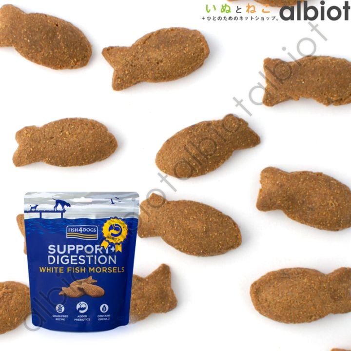 フィッシュ4ドッグ サポートトリーツ 消化器ケア 225g