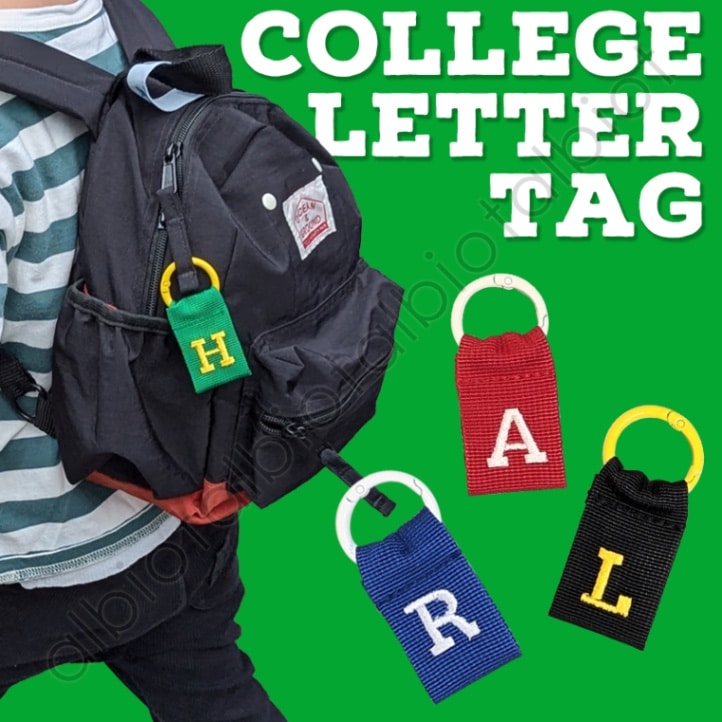 TOSSDICE（トスダイス） COLLEGE LETTER TAG カレッジレタータグ