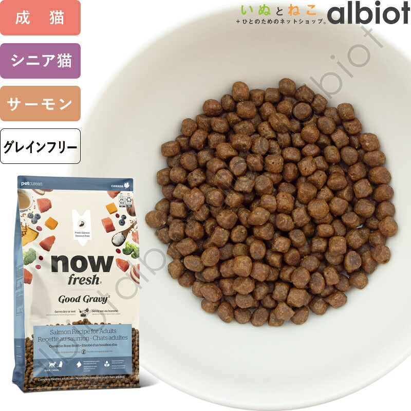 【9月15日まで最大20%OFF】ナウフレッシュ グッドグレービー アダルトキャット サーモンレシピ キャットフード