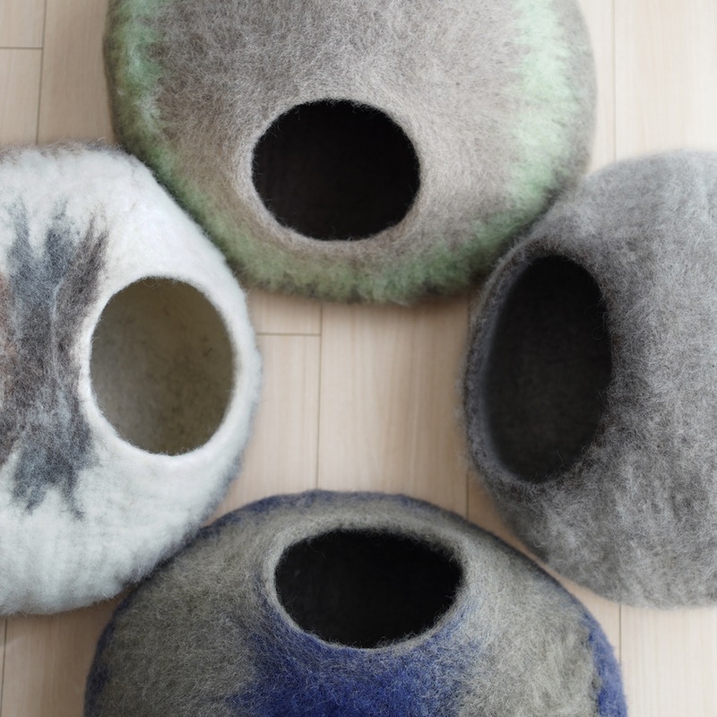 アルビオ フェルトハウス グラデーション/ネイビー