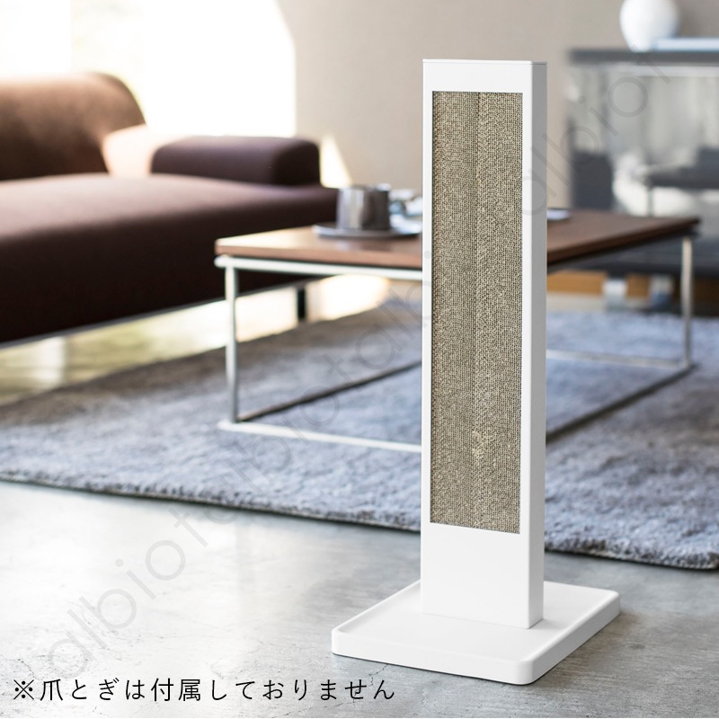 tower 猫の爪とぎスタンド [ホワイト] 4212 爪とぎケース　※スタンドケースのみの商品です