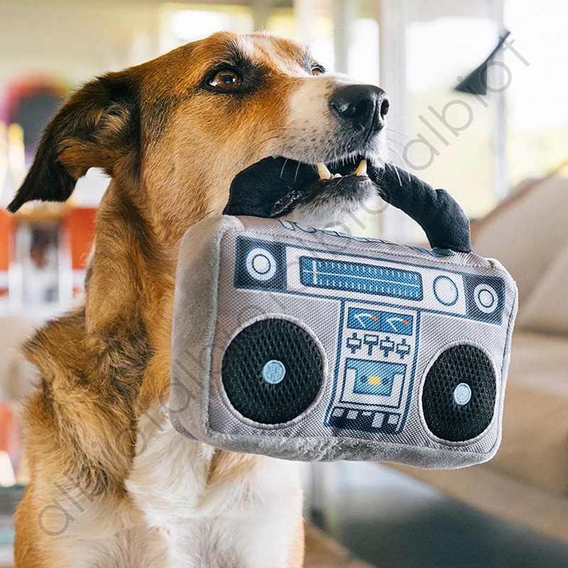 【犬のおもちゃ】ルークラン P.L.A.Y. 80'sクラシック ラジカセ PY7151DSF (0840279500524)