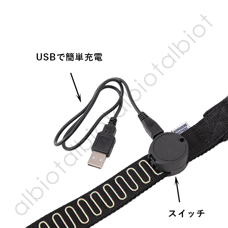 【マンダリンブラザーズ】ナイトスケープLED リーシュ リード