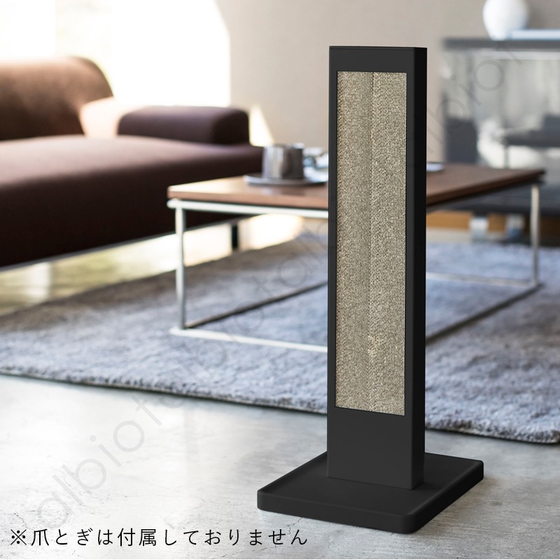 tower 猫の爪とぎスタンド [ブラック] 4213 爪とぎケース　※スタンドケースのみの商品です