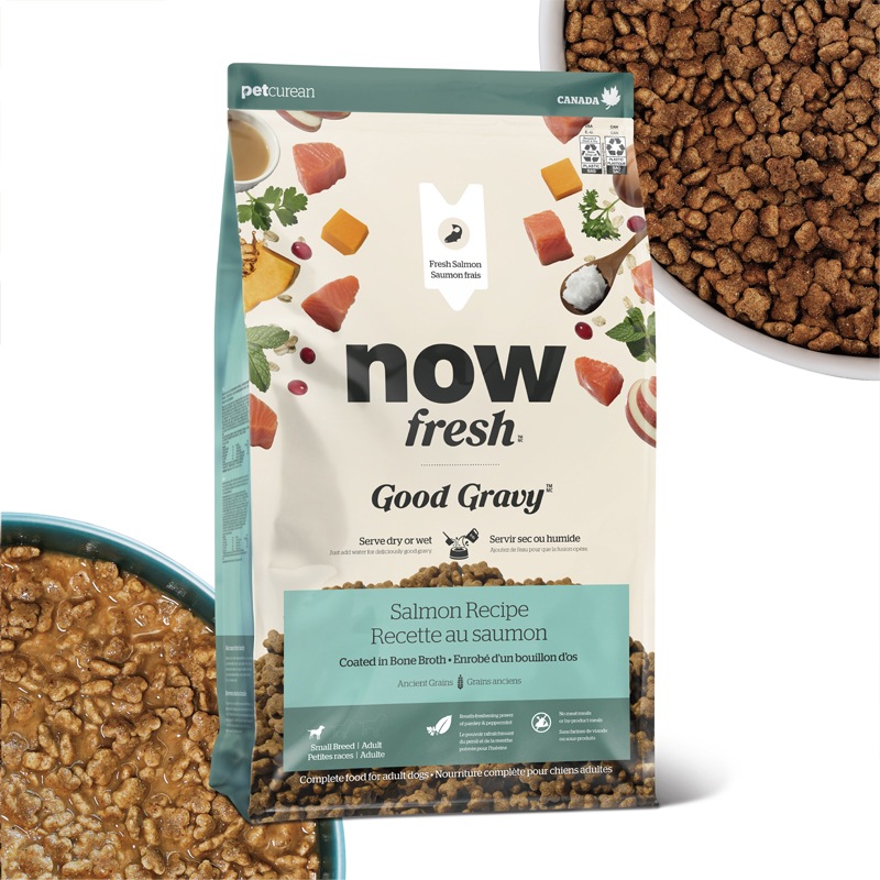 ナウフレッシュ グッドグレービー スモールブリード サーモンレシピ（小粒） [ 30g | 800g | 5.44kg ] ドッグフード