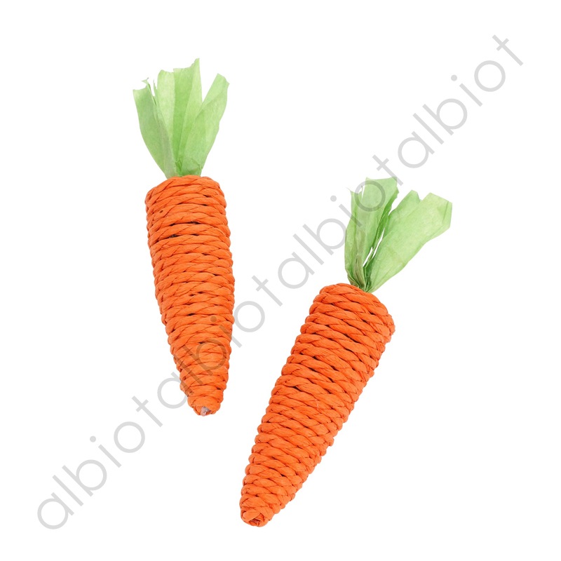 【猫のおもちゃ】 ルークラン ループ ファニーズ キャロット 2個セット