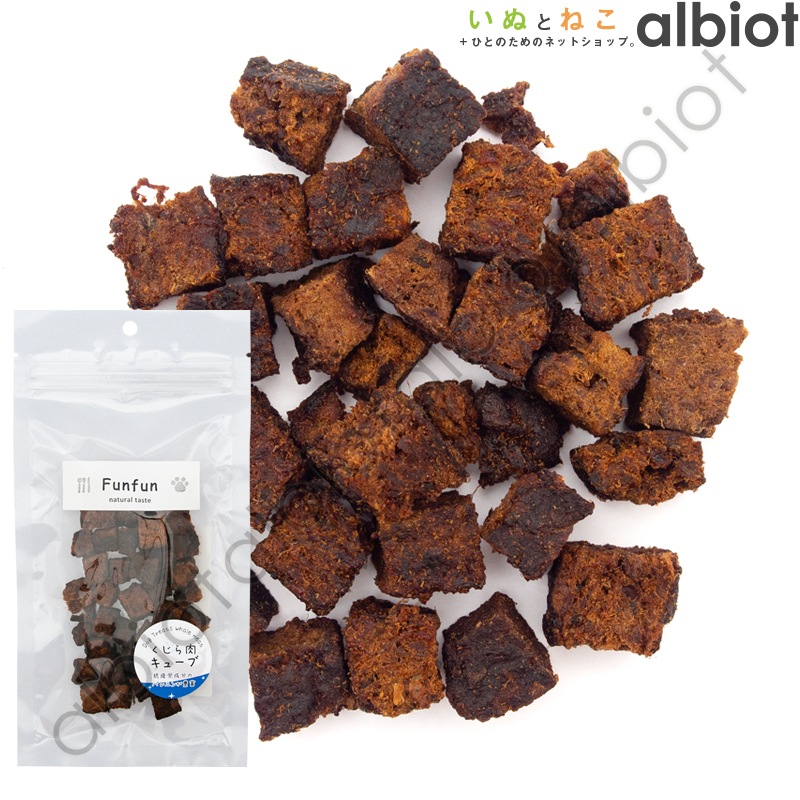 Funfun くじら肉 [ジャーキー 40g/キューブ 35g]