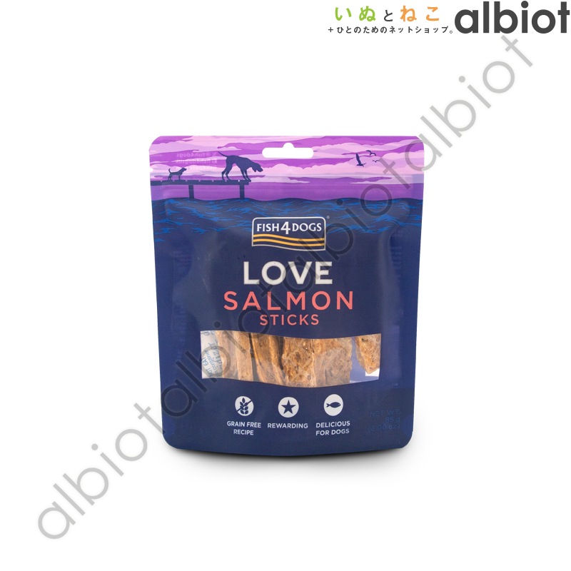 フィッシュ4ドッグ サーモンスティック 85g