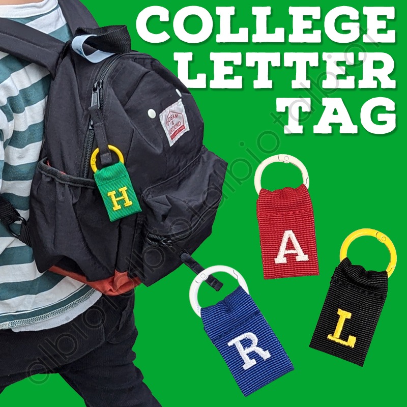 TOSSDICE(トスダイス) COLLEGE LETTER TAG カレッジレタータグ