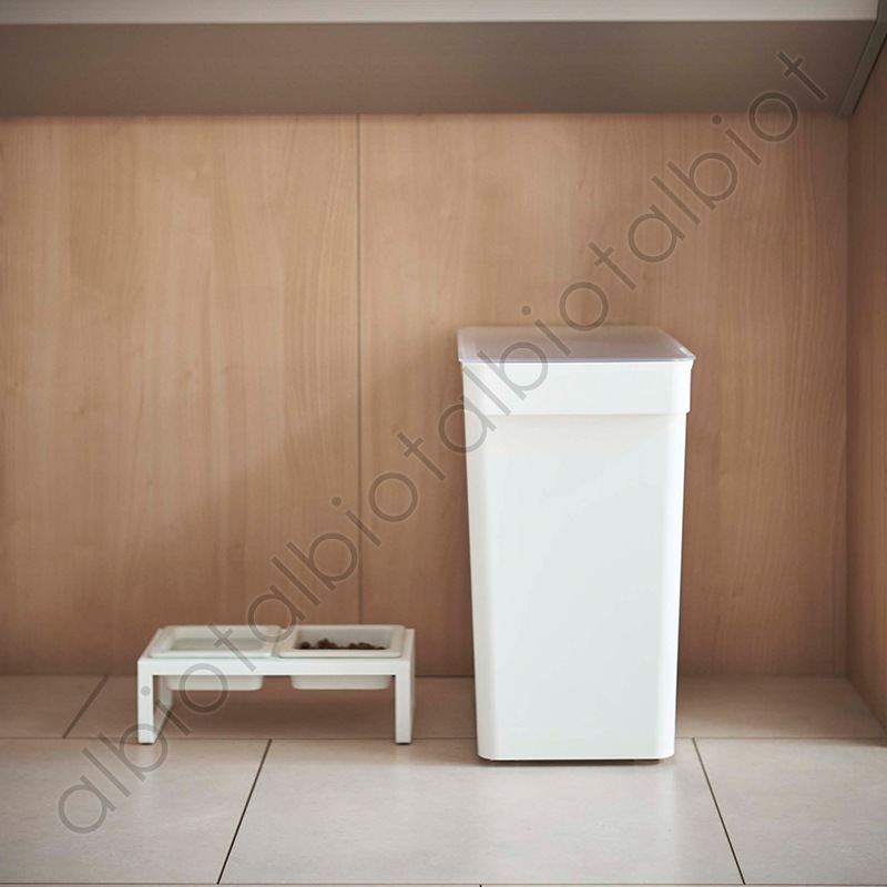 tower 密閉ペットフードストッカー タワー 12kg [ホワイト]  5617 計量カップ付