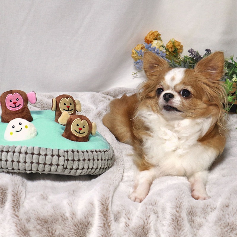 【犬のおもちゃ】iDog 知育おもちゃ 温泉おさる (16984)