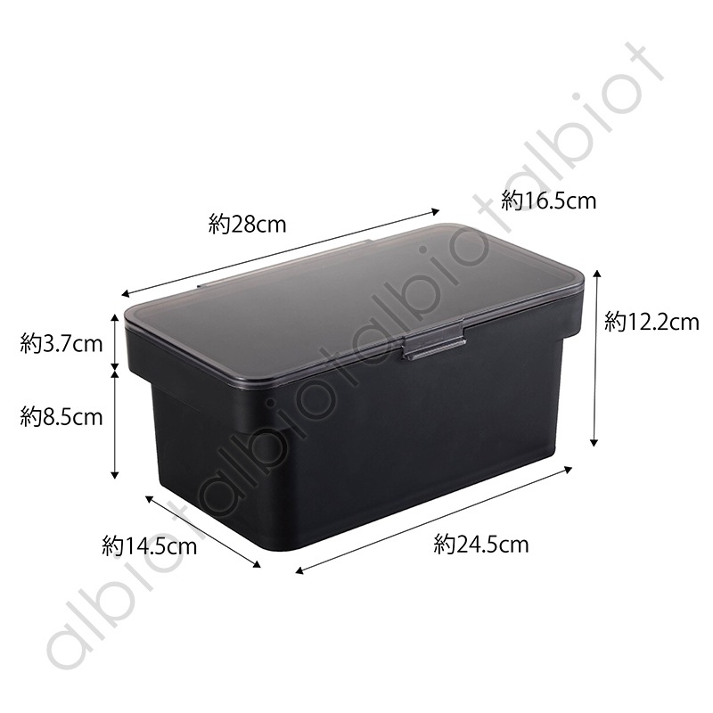 tower 密閉ペットフードストッカー タワー 1.5kg [ブラック] 5610 計量カップ付