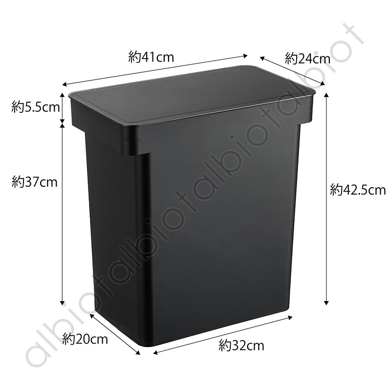 tower 密閉ペットフードストッカー タワー 12kg [ブラック]  5618 計量カップ付