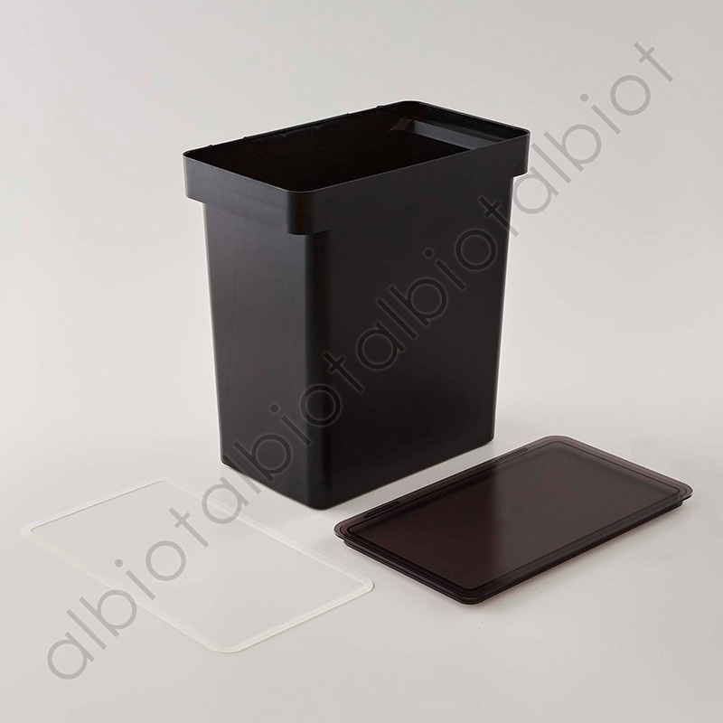 tower 密閉ペットフードストッカー タワー 12kg [ブラック]  5618 計量カップ付