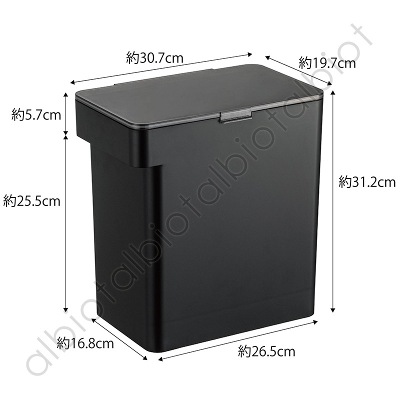 tower 密閉ペットフードストッカー タワー 6.5kg [ブラック] 5616 計量カップ付