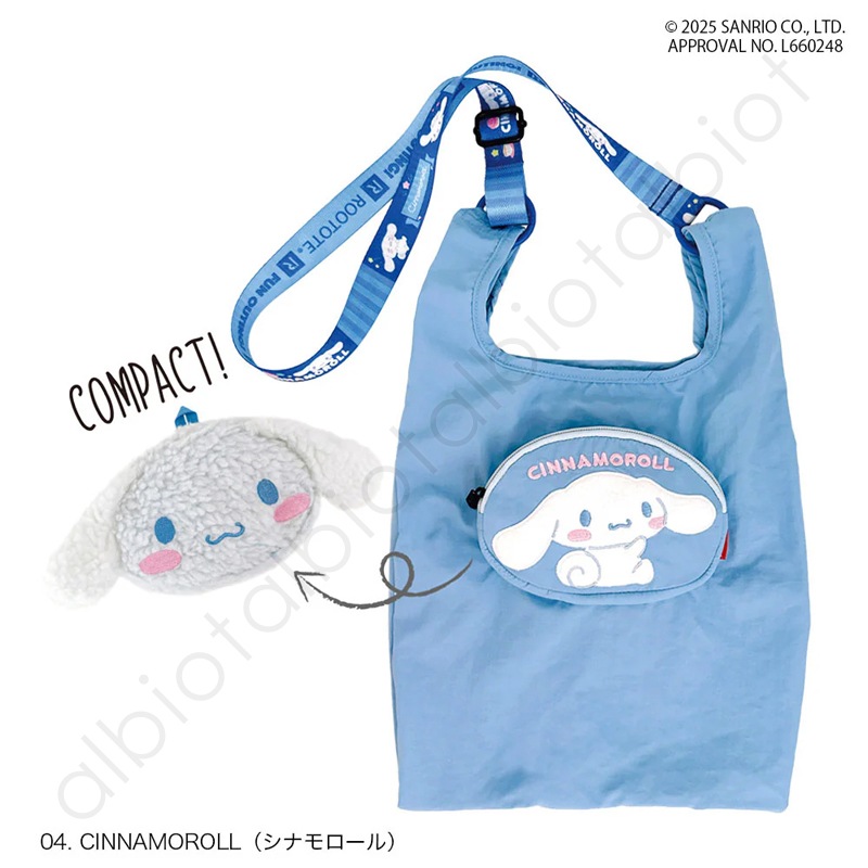 ROOTOTE ルートート IPルーショッパーミッド サンリオキャラクターズA / 8465