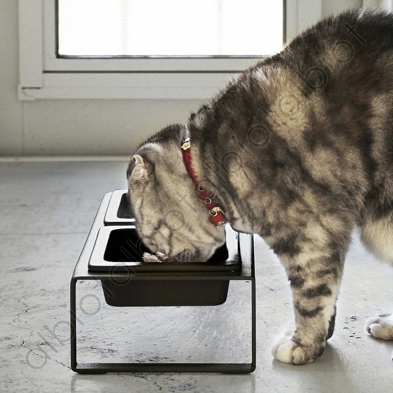 tower ペットフードボウルスタンドセット　トール　 [ブラック]　04745