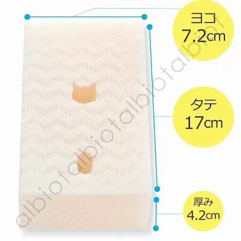猫壱 トイレブラシスポンジ 1個パック