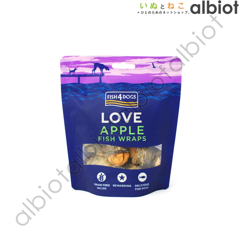 フィッシュ4ドッグ アップルラップ 90g