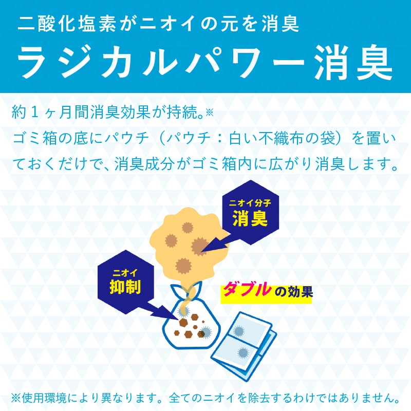 デオワンダー ゴミ箱消臭剤 ペット用 2個入