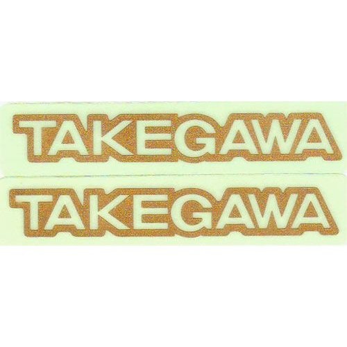 TAKEGAWA ステッカー FKA-93 TAKEGAWA ゴールド Sサイズ 2枚入り