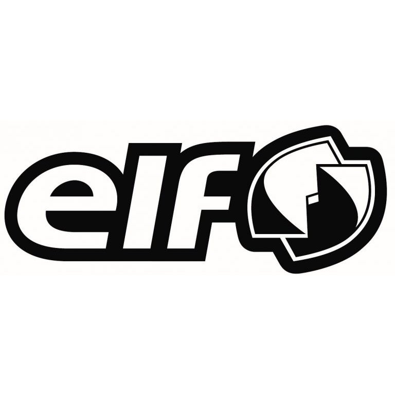 東洋マーク ELF エルフ ステッカー モノトーン Sサイズ 40mmx100mm R-1015