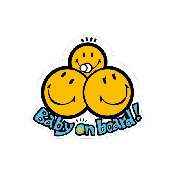 SMILEY スマイリー ドライブサイン ニコちゃんステッカー SFD-01 Baby