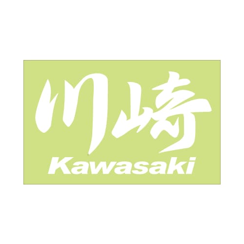 ご当地 地名ステッカー川崎 Kawasaki Sサイズ 抜 ホワイト PC-25