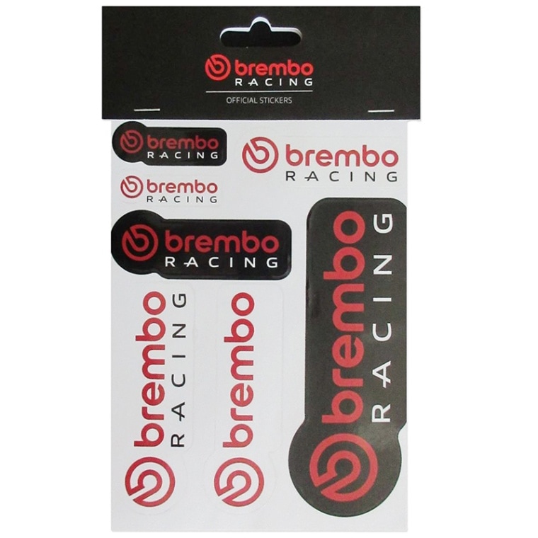 ブレンボ 新 ロゴ ステッカー brembo Sticker (Brembo Racing Logo) アソートセット商品