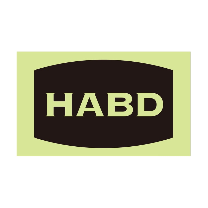 HAVE A BIKE DAY.ステッカー HABD BLOCK LOGO Sサイズ 抜き型タイプ ブラック デザイン 加藤ノブキ SP-118【あるふぁここ プラザ店】