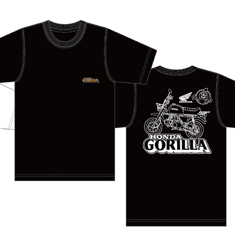 HONDA×MONSTER WORLD GORILLA Tシャツ KHM003【あるふぁここ プラザ店】
