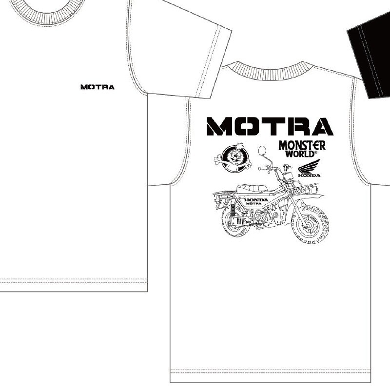 HONDA×MONSTER WORLD MOTRA Tシャツ SKHM004【あるふぁここ プラザ店】
