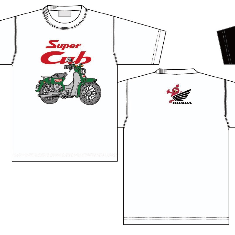 HONDA×MONSTER WORLD SuperCub ショートスリーブTシャツ SKHM006【あるふぁここ プラザ店】