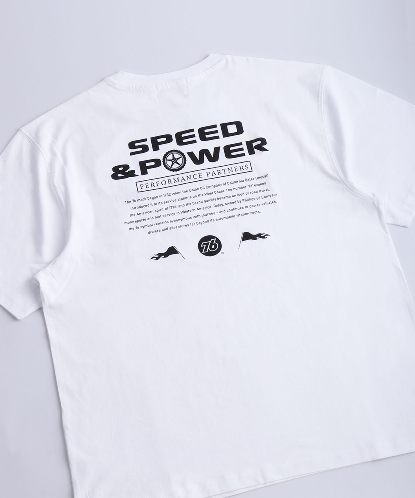 76UNION Tシャツ Type B SPEED&POWER SK76006【あるふぁここ プラザ店】