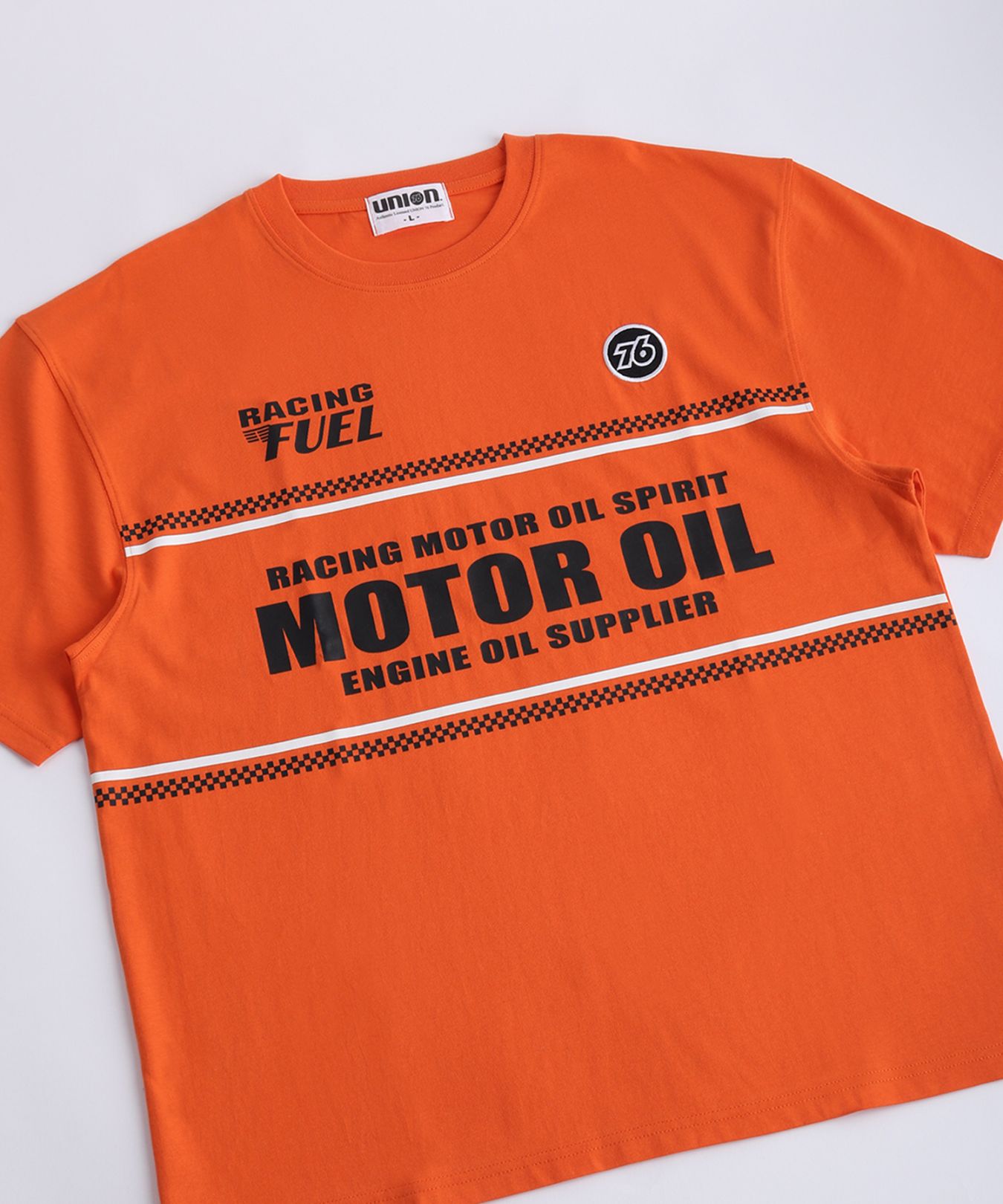 76UNION Tシャツ Type C MOTOR OIL SK76007【あるふぁここ プラザ店】