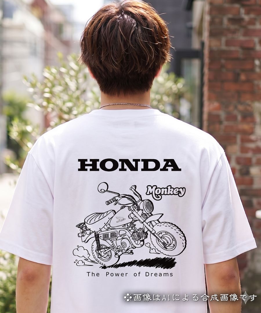 HONDA Tシャツ Monkey SKHM002【あるふぁここ プラザ店】