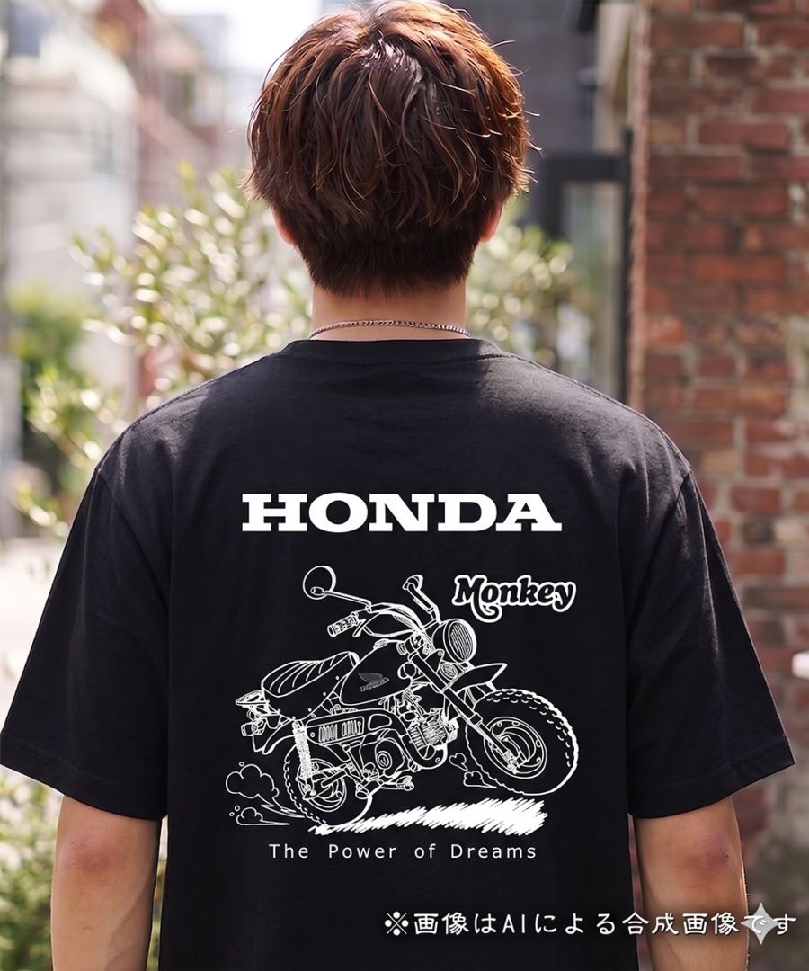 HONDA Tシャツ Monkey SKHM002 | あるふぁここ プラザ店