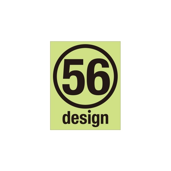 56design ステッカー サークルロゴ 抜き文字タイプ W80mm ホワイト ブラック シルバー【あるふぁここ プラザ店】