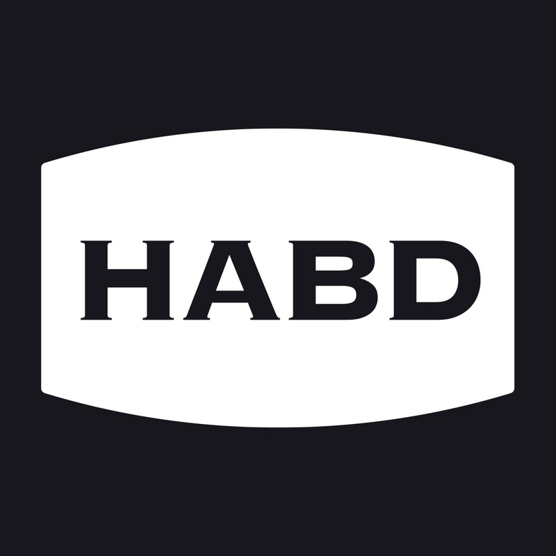 HAVE A BIKE DAY.ステッカー HABD BLOCK LOGO Sサイズ 抜き型タイプ ホワイト デザイン 加藤ノブキ SP-117【あるふぁここ プラザ店】