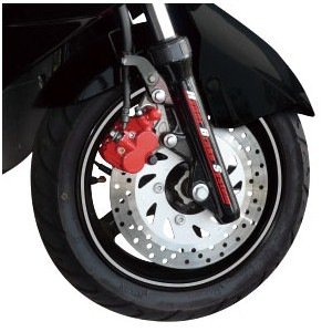 バイク ホイール用 リムラインデカール シングルライン 10-14インチ　ビフォルム（biforme)【あるふぁここ プラザ店】