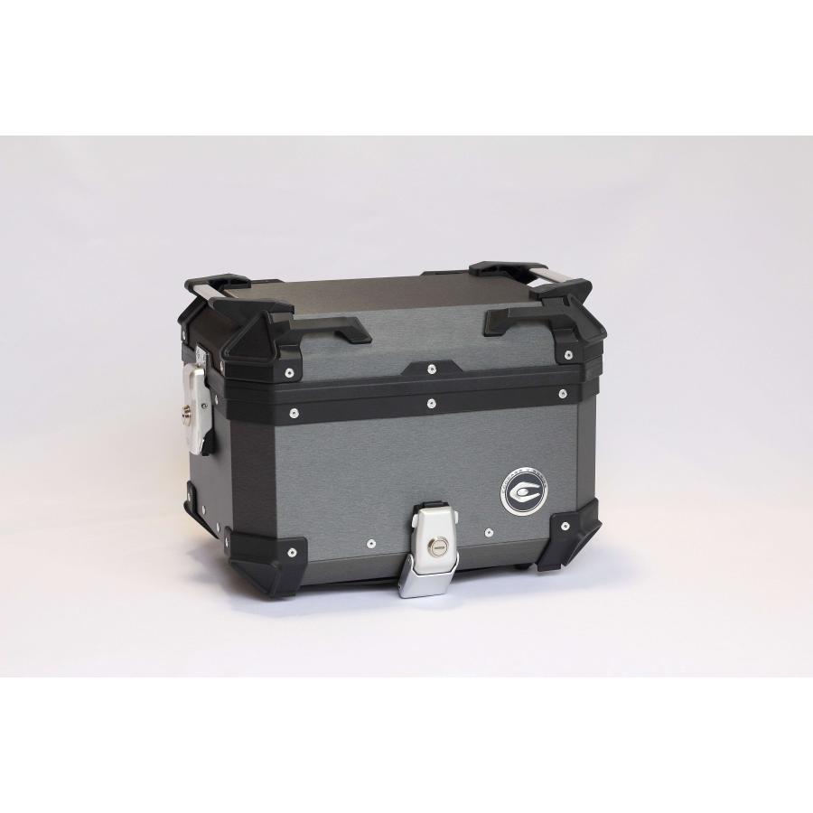 COOCASE クーケース バイク用 アルミトップケース 30L ヘアライン