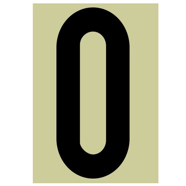 バイク レース用 ゼッケンナンバーステッカー Lサイズ 数字とカラーが選べます ホワイト or ブラック【あるふぁここ プラザ店】