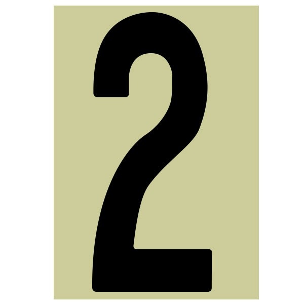 バイク レース用 ゼッケンナンバーステッカー Lサイズ 数字とカラーが選べます ホワイト or ブラック【あるふぁここ プラザ店】