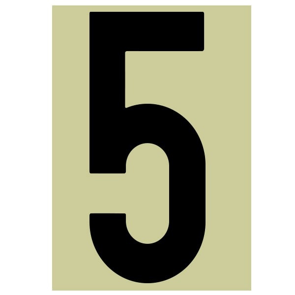 バイク レース用 ゼッケンナンバーステッカー Lサイズ 数字とカラーが選べます ホワイト or ブラック【あるふぁここ プラザ店】