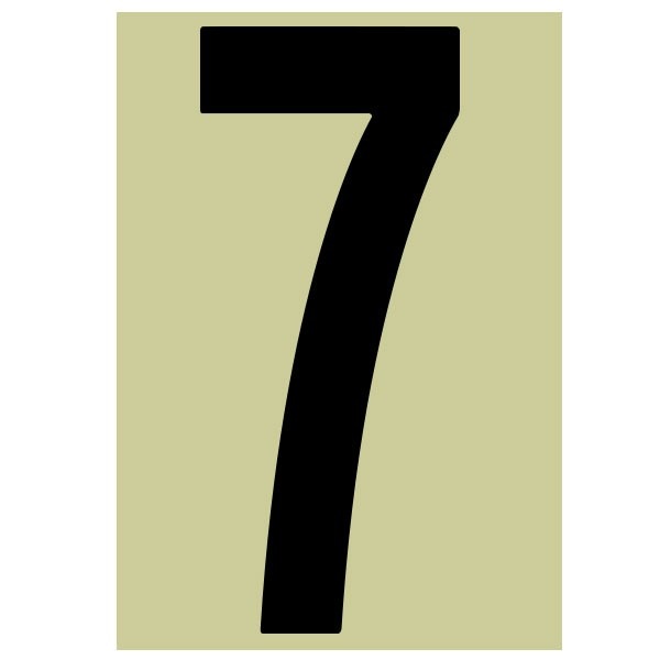 バイク レース用 ゼッケンナンバーステッカー Lサイズ 数字とカラーが選べます ホワイト or ブラック【あるふぁここ プラザ店】